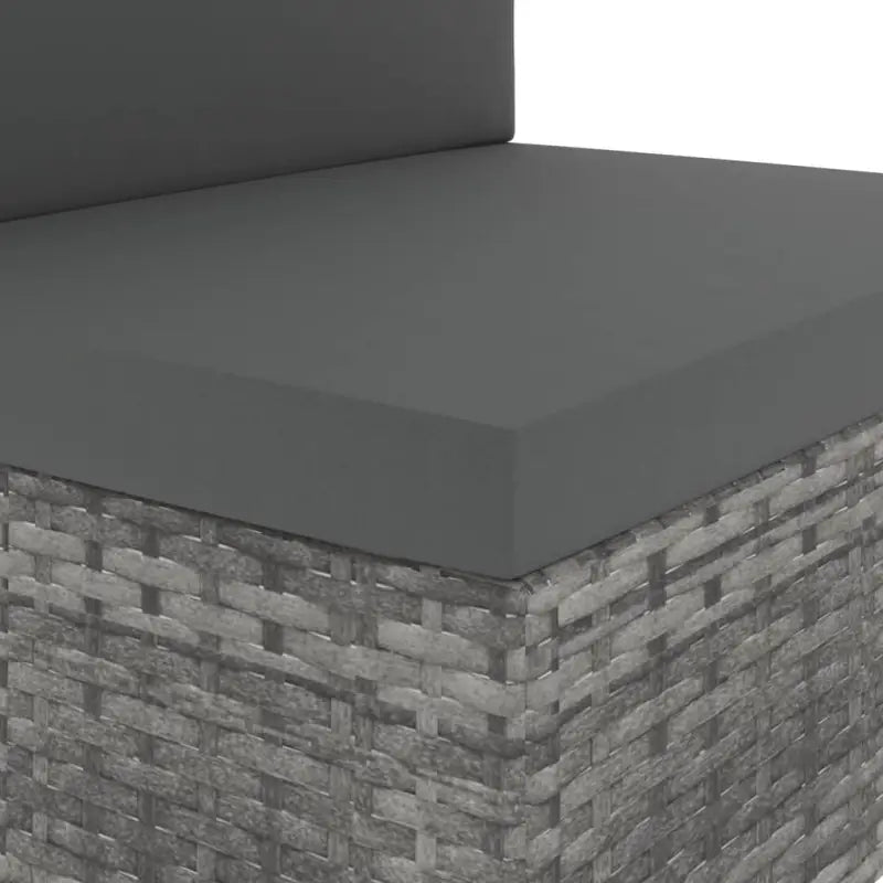 Poly Rattan Loungeset met comfortabele breedte en diepte zitting - Tuinsets