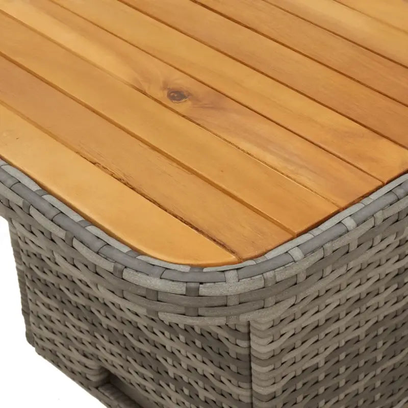 Poly rattan loungeset met comfortabele zitervaring en wasbare hoes - Tuinsets