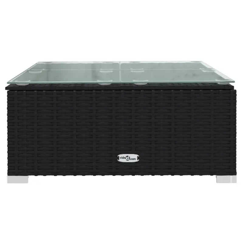 Poly rattan loungeset met diepte zitting voor moderne buitenruimte - Tuinsets