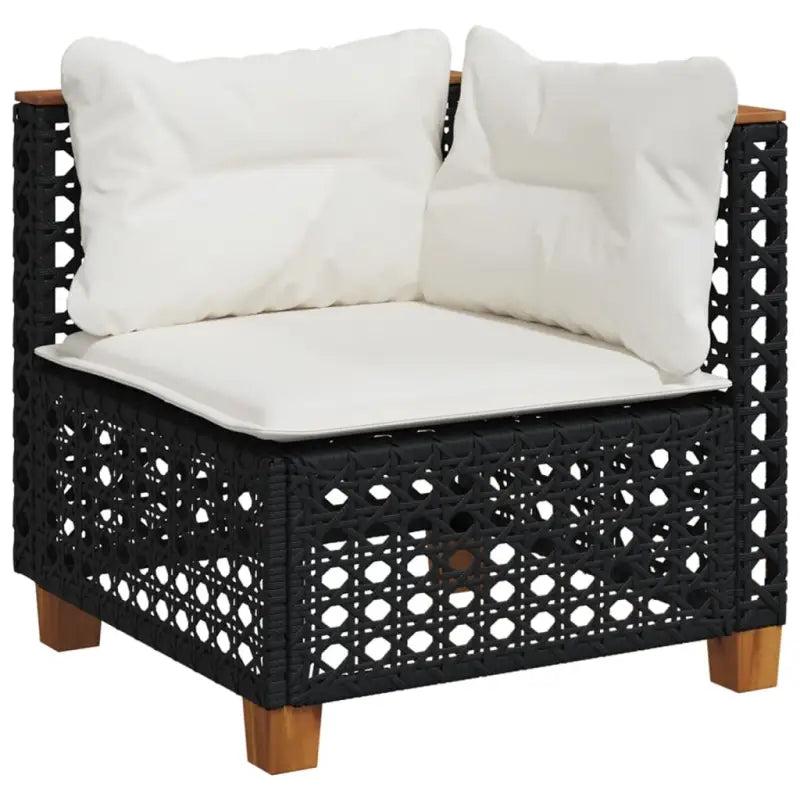 Poly rattan loungeset met natuurlijke olieafwerking en comfortabele zitervaring - Tuinsets