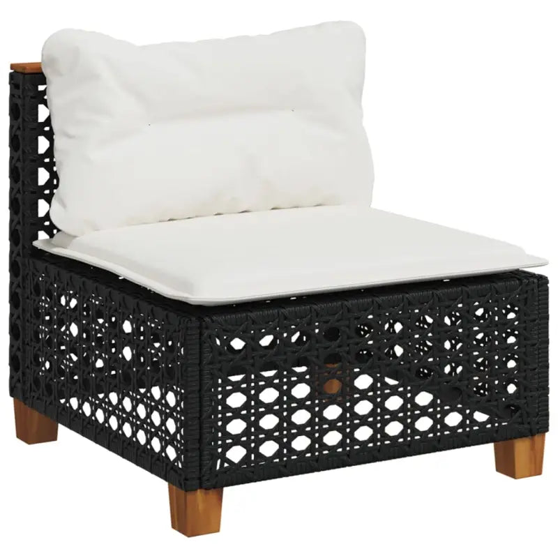 Poly rattan loungeset met natuurlijke olieafwerking en comfortabele zitervaring - Tuinsets