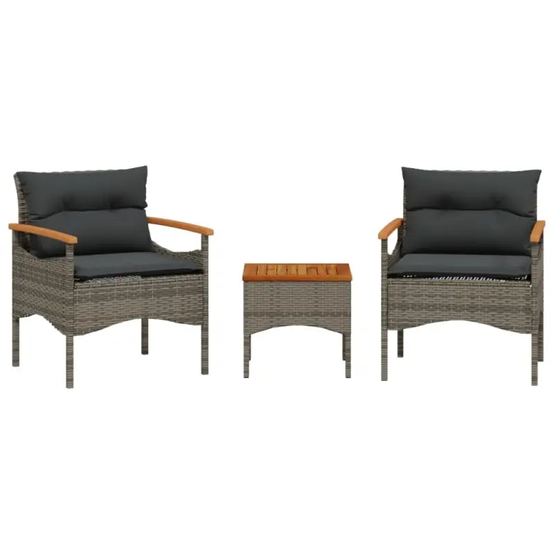 Poly Rattan Loungeset voor een comfortabele zitervaring en eenvoudig schoonmaken - Tuinsets