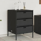 Poly Rattan Opbergbox voor Buiten voor Kussens en Tuinbenodigdheden - Zwart / 55 x 59 x 80 cm - Opbergboxen voor buiten