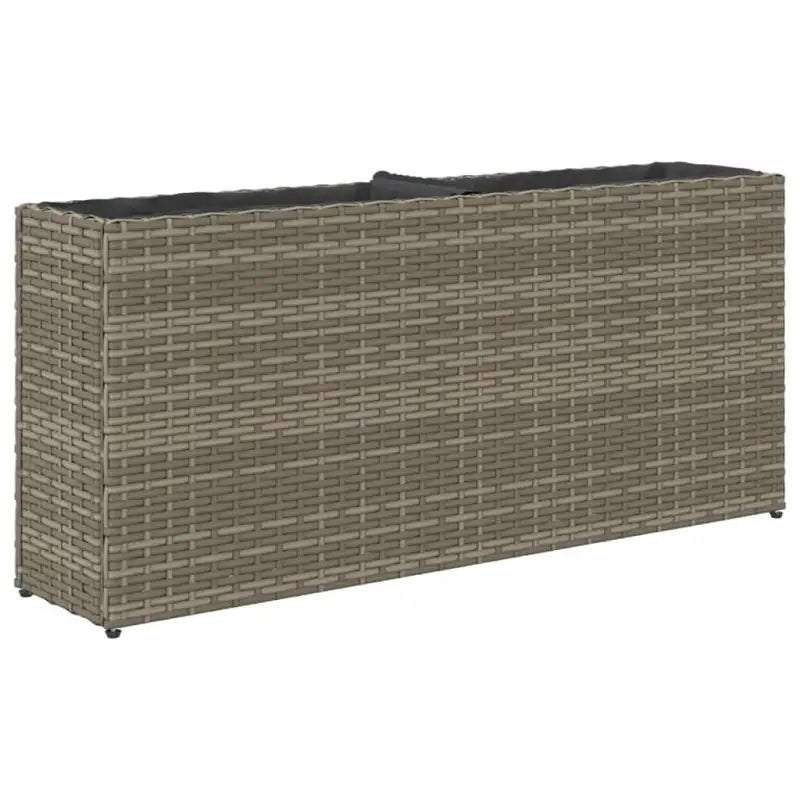 Poly rattan plantenbak met nonwoven zak voor tuin en balkon - Bloempotten & plantenbakken