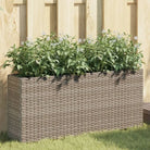 Poly rattan plantenbak met nonwoven zak voor tuin en balkon - Bloempotten & plantenbakken