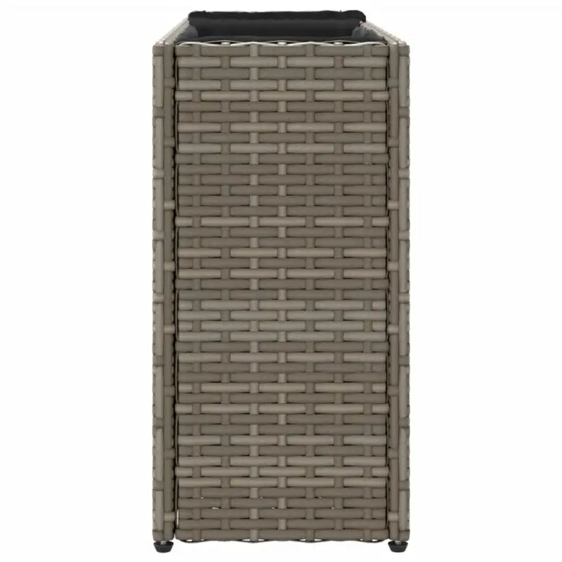 Poly rattan plantenbak met nonwoven zak voor tuin en balkon - Bloempotten & plantenbakken