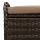 Poly Rattan tuinbank met opbergruimte voor andere spullen en waterdichte tas - Tuinbanken