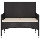 Poly Rattan Tuinbank voor comfortabel zitten op je terras - Tuinbanken
