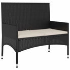 Poly Rattan Tuinbank voor comfortabel zitten op je terras - Tuinbanken