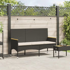 Poly Rattan tuinbank voor een comfortabele zitervaring in je tuin - Tuinbanken