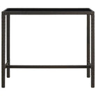 Poly Rattan Tuinbarafel voor Buiten met Weerbestendig Frame - Tuintafels
