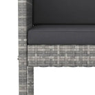 Poly rattan tuinbarset met gehard glas en eenvoudig schoon te maken - Tuinsets
