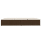 Poly Rattan Tuinbed voor ontspanning bij zwembad of op terras - Tuinbedden