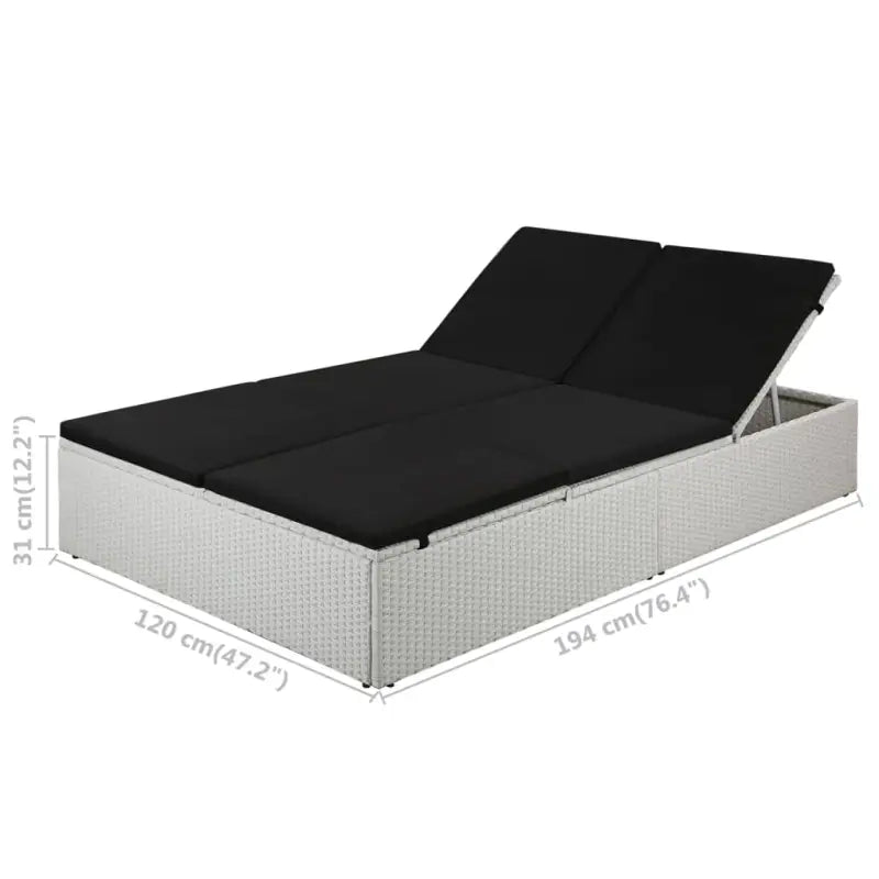 Poly rattan tuinbedden met levering bevat voor stijl en comfort - Tuinbedden