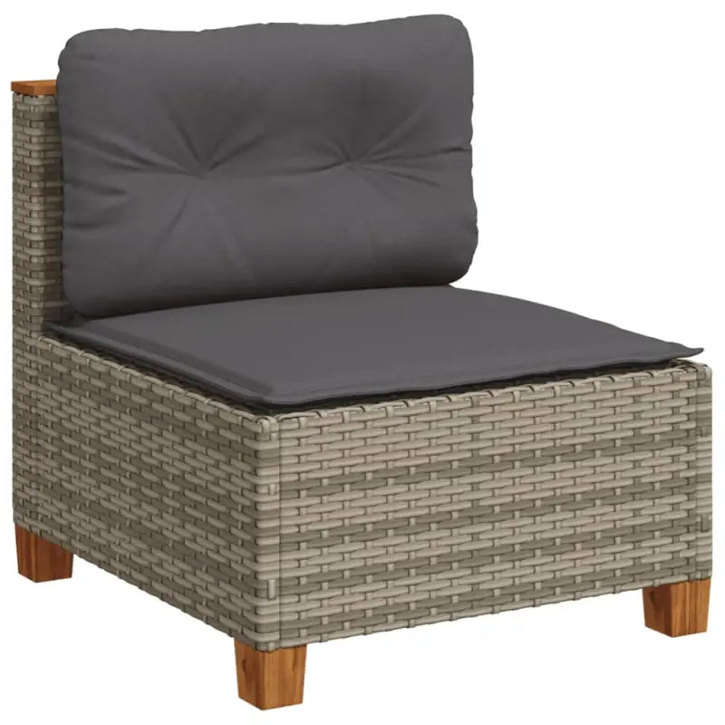 Poly rattan tuininset met natuurlijke olieafwerking en comfortabele zitervaring - Tuinsets