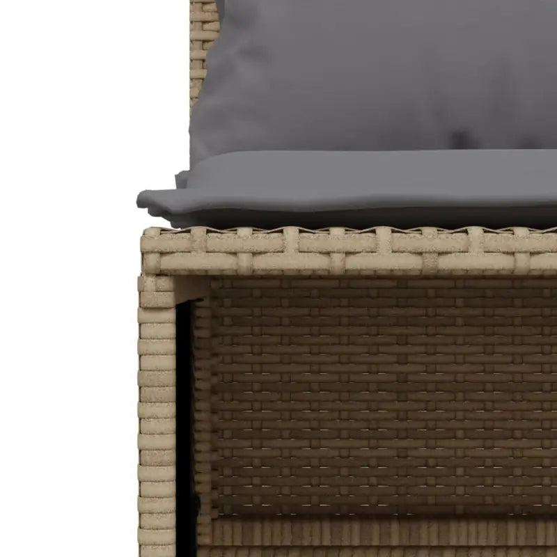 Poly rattan tuinset met comfortabele zitervaring en wasbare hoes - Tuinsets