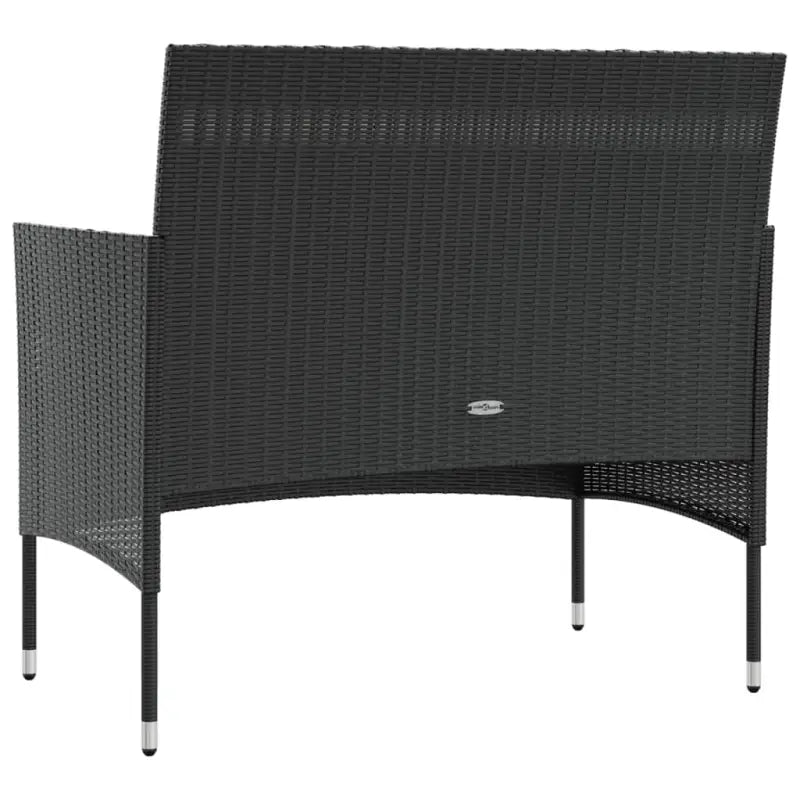 Poly rattan tuinset met ruime zittingsdiepte en breedte voor ontspanning - Tuinsets