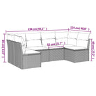 Poly Rattan Tuinset met waterdichte tas en gepoedercoat staal - Tuinsets