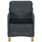 Poly Rattan Tuinset voor buiten met comfortabele stoelen en tafel - Tuinsets