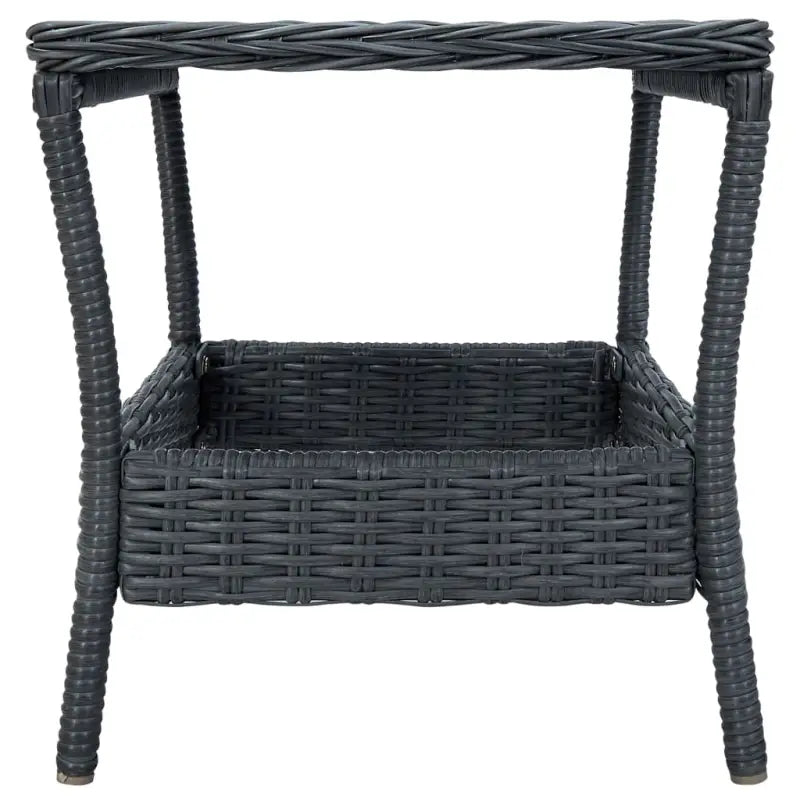 Poly Rattan Tuinset voor buiten met comfortabele stoelen en tafel - Tuinsets