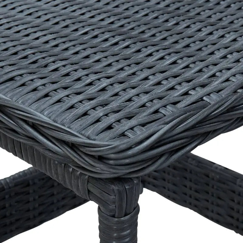 Poly Rattan Tuinset voor buiten met comfortabele stoelen en tafel - Tuinsets