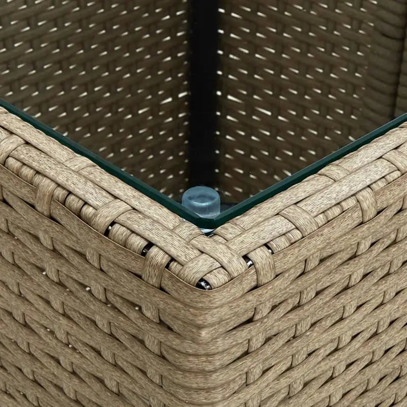 Poly rattan tuinset voor een comfortabele zitervaring en gemakkelijke schoonmaak - Tuinsets