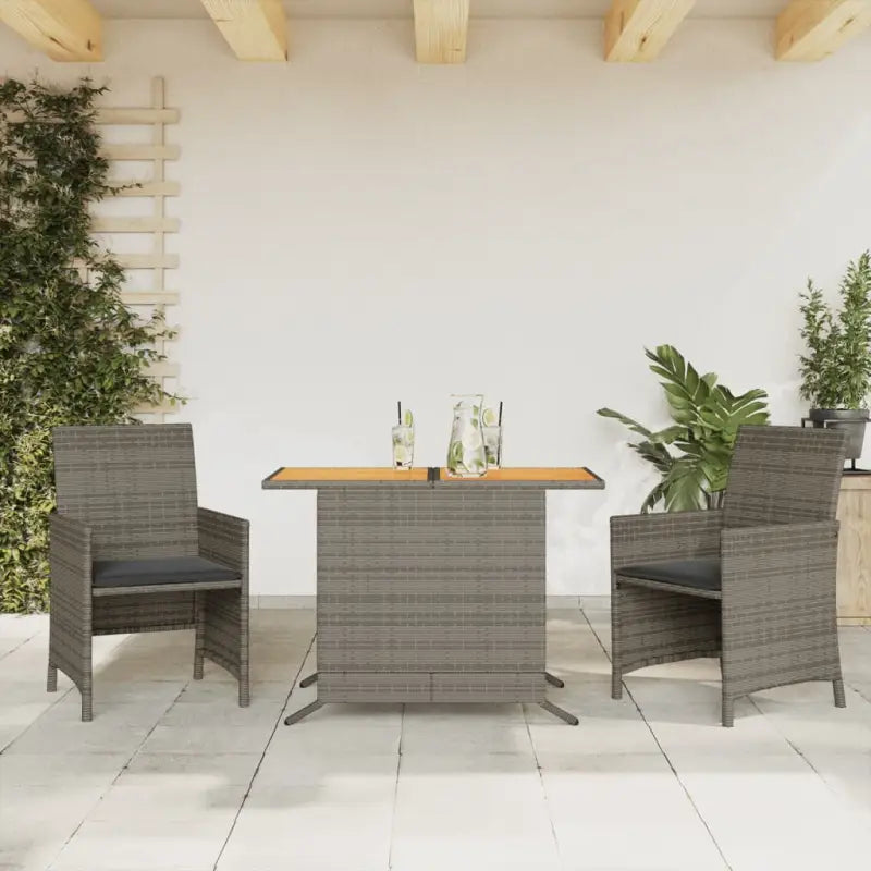 Poly Rattan Tuinset voor een comfortabele zitervaring met wasbare hoes - Tuinsets