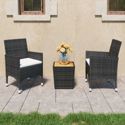 Poly Rattan Tuinset voor Kleine Buitenruimtes - Tuinsets