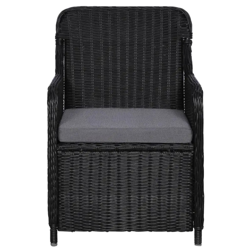 Poly rattan tuinstoelen met gepoedercoat staal levering bevat - Tuinstoelen