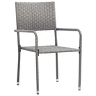 Poly Rattan Tuinstoelen voor Dineren en Ontspannen - Tuinstoelen