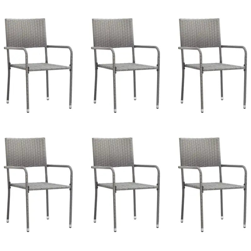 Poly Rattan Tuinstoelen voor Dineren en Ontspannen - Tuinstoelen