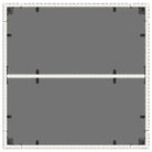 Poly rattan tuintafel met gemakkelijk schoon en gehard glas - Tuintafels