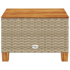 Poly Rattan tuintafel voor eenvoudig schoon en gezellige zithoeken - Tuintafels