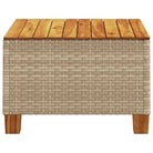 Poly Rattan tuintafel voor eenvoudig schoon en gezellige zithoeken - Tuintafels