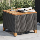 Poly rattan tuintafel voor eenvoudig schoonmaken en gezellige tuinmomenten - Tuintafels