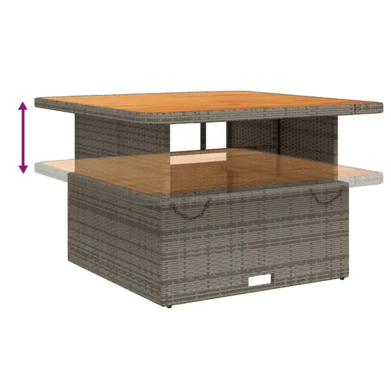 Poly rattan tuintafels eenvoudig schoon voor gezellige tuinmomenten - Tuintafels