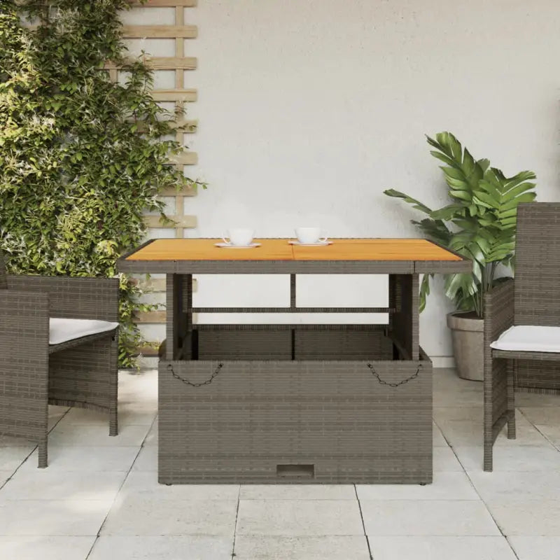 Poly rattan tuintafels eenvoudig schoon voor gezellige tuinmomenten - Tuintafels