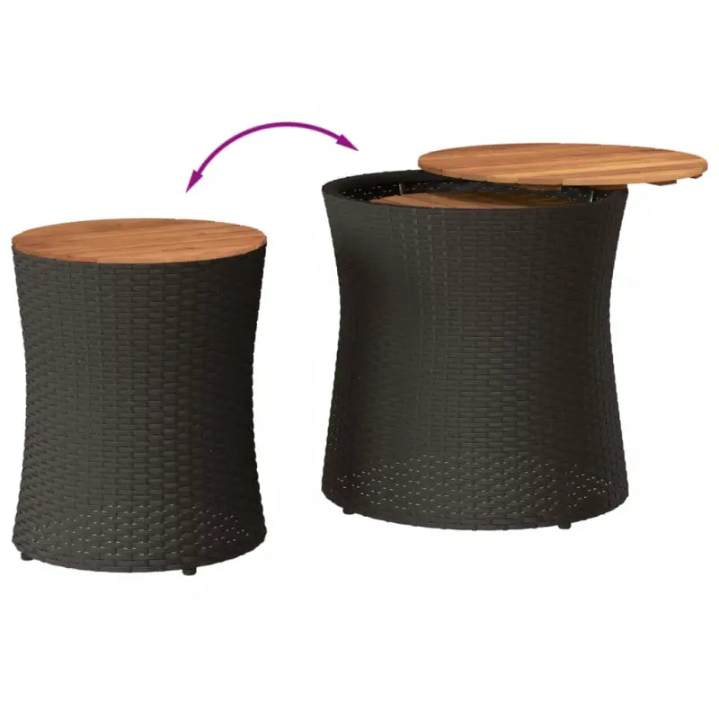 Poly Rattan Tuintafels Gemakkelijk Schoon voor Gezellig Buitenplezier - Tuintafels