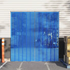 Praktisch deurgordijn voor warmte lawaai en ongediertebestrijding - Blauw / 300 x 2.6 mm (10 m) / 1 - Gordijnen &