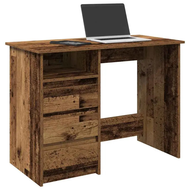 praktisch en decoratief bureau van bewerkt hout - Bureaus