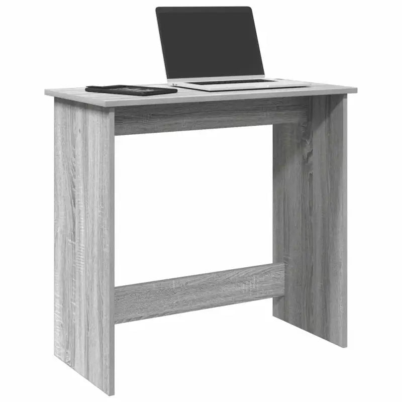 Praktisch en decoratief bureau van bewerkt hout voor je woonruimte - Grijs sonoma - Bureaus