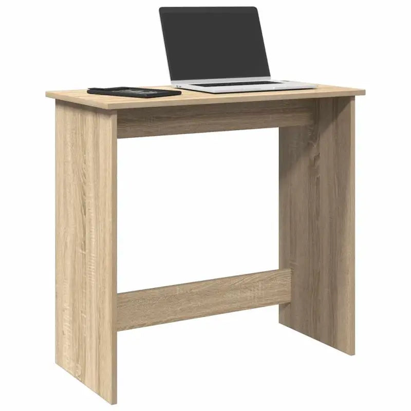 Praktisch en decoratief bureau van bewerkt hout voor je woonruimte - Sonoma eiken - Bureaus