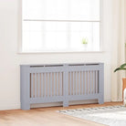 Radiatorombouw met levert inhoud voor decoratie en extra opbergruimte - Antraciet / 172 x 19 x 81.5 cm / 1