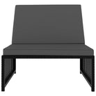 Rattan Loungeset met levering bevat van poly rattan voor tuin of terras - Ligstoelen