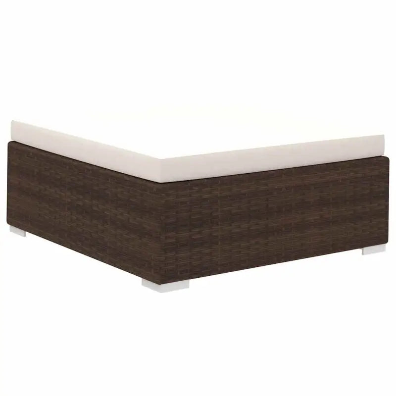 Rattan Loungeset voor in de Tuin of Patio - Bruin - Tuinsets