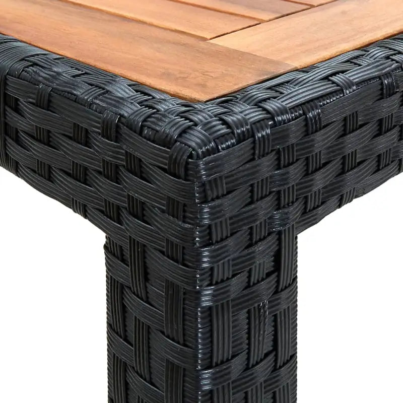 Rattan tuinset met gepoedercoat staal en verstelbare rugleuning - Tuinsets