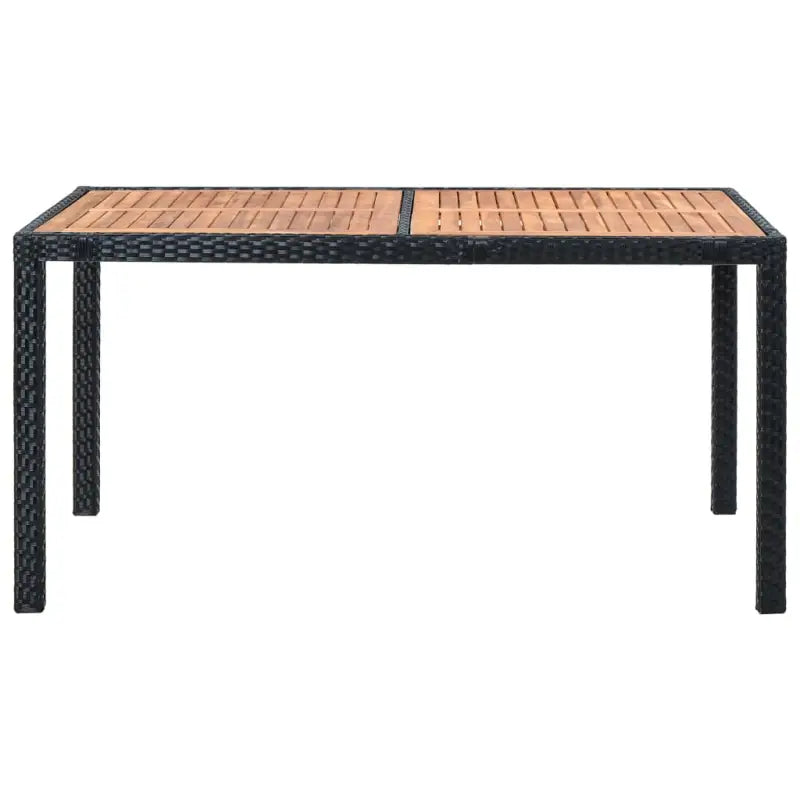 Rattan tuinset met gepoedercoat staal en verstelbare rugleuning - Tuinsets