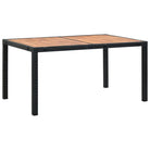 Rattan tuinset met gepoedercoat staal en verstelbare rugleuning - Tuinsets
