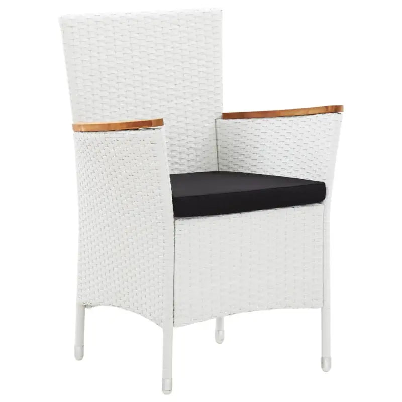 Rattan tuinset met massief acaciahout voor buiten dineren en relaxen - Tuinsets