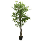 Realistische Kunstplanten met kunststof pot voor woonkamer en kantoor - 180 cm / 1 - Kunstplanten